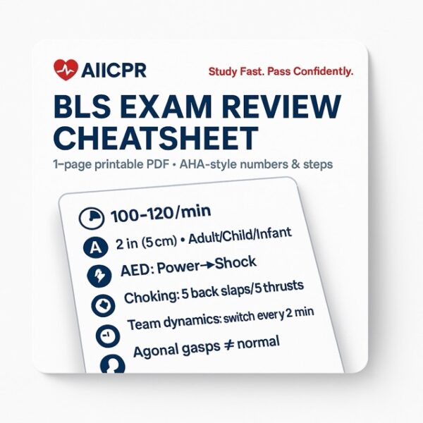AHA Exam Review Sheet