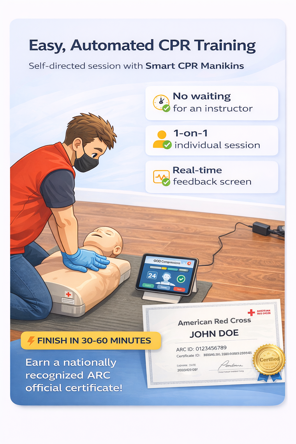 American Red Cross CPR& First Aid Course in San Jose, CA - Image 3